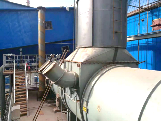 Application performance of smoke removal and heating hot blast stove